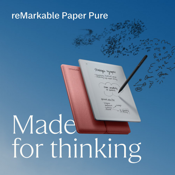 Графический планшет reMarkable Paper Pure+Marker Plus+Sleeve Folio, Desert Pink в Самаре