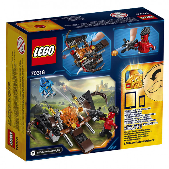 Конструктор LEGO Nexo Knights 70318 Шаровая ракета в Самаре