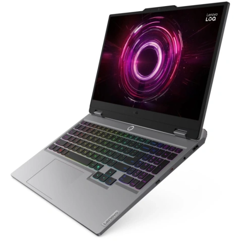 Ноутбук Lenovo LOQ 15AHP10 (83JG003EPB) (15.6 &amp;quot;, Ryzen 7 250 3.3 ГГц, 8 ядер, 16 Гб DDR5, 512 Гб SSD, GeForce RTX 5050, Windows 11 Home), Серый в Самаре