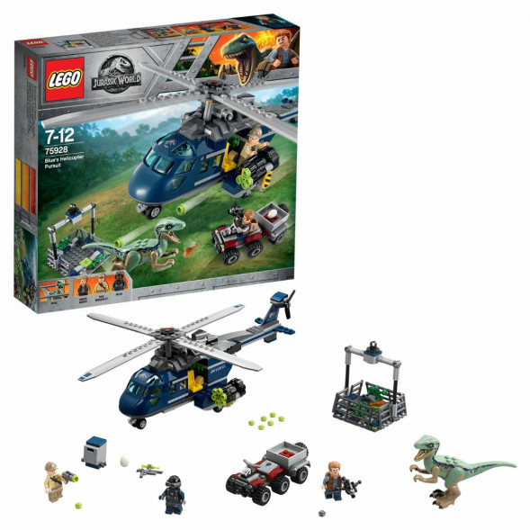 Конструктор LEGO Jurassic World 75928 Погоня за Блю на вертолёте  в Самаре