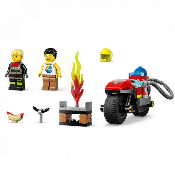 Конструктор LEGO City 60410 Пожарно-спасательный мотоцикл в Самаре