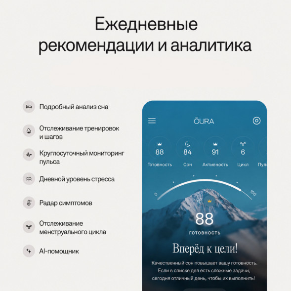 Умное кольцо Oura Ring 5 (размер 7), розовое золото/Deep Rose в Самаре