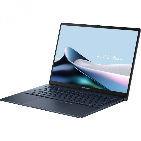 Ноутбук ASUS Zenbook 14 UX3405CA-ST1350 (14&amp;quot;, OLED, Intel Core Ultra 5 225H 1.7ГГц, 14-ядер, 16ГБ LPDDR5x, 512ГБ SSD, Intel Arc 130T, без ОС), синий в Самаре