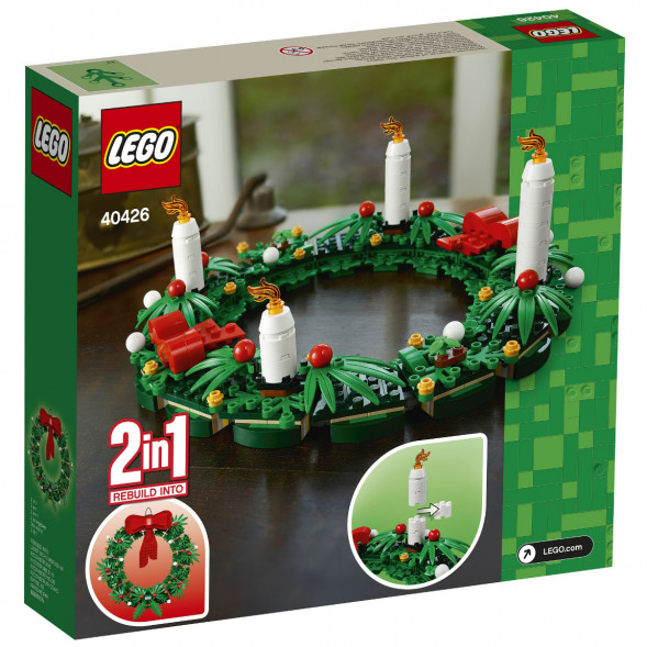 Конструктор LEGO 40426 Сувенирный набор «Рождественский венок» 2 в 1 в Самаре
