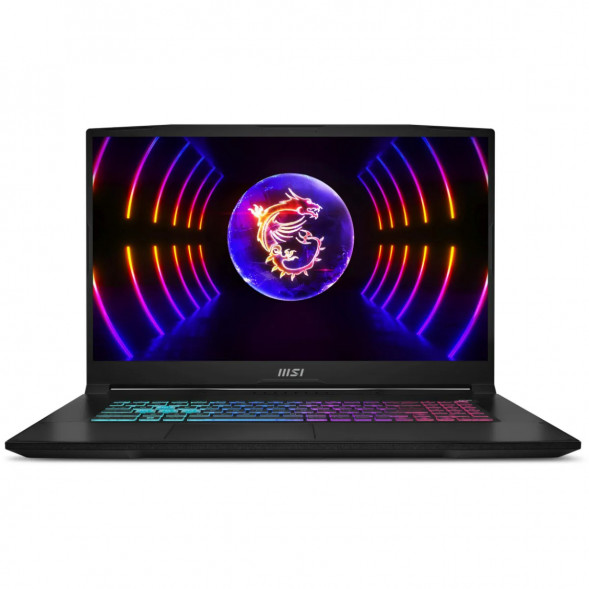 Ноутбук MSI Katana 17 B13VEK-1624XRUY (17.3&amp;quot;, IPS, Intel Core i5 13420H 2.1ГГц, 8 ядер, 16ГБ DDR5, 512ГБ SSD, NVIDIA GeForce RTX 4050 - 6 ГБ, без ОС), черный в Самаре