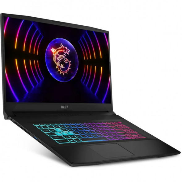 Ноутбук MSI Katana 17 B13VEK-1624XRUY (17.3&amp;quot;, IPS, Intel Core i5 13420H 2.1ГГц, 8 ядер, 16ГБ DDR5, 512ГБ SSD, NVIDIA GeForce RTX 4050 - 6 ГБ, без ОС), черный в Самаре