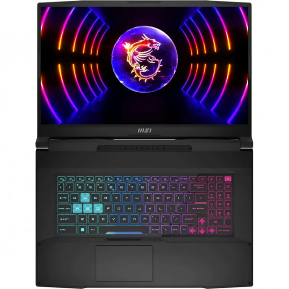 Ноутбук MSI Katana 17 B13VEK-1624XRUY (17.3&amp;quot;, IPS, Intel Core i5 13420H 2.1ГГц, 8 ядер, 16ГБ DDR5, 512ГБ SSD, NVIDIA GeForce RTX 4050 - 6 ГБ, без ОС), черный в Самаре