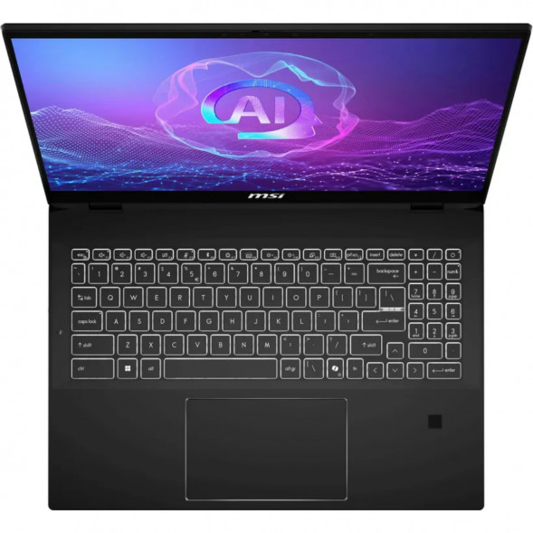 Ноутбук трансформер MSI Summit Pro 16 AI A2HVETG-084RU (16&amp;quot;, IPS, Intel Core Ultra 9 285H 2.9ГГц, 16 ядер, 32ГБ LPDDR5, 1ТБ SSD, NVIDIA GeForce RTX 4050 - 6 ГБ, Windows 11 Pro), черный в Самаре