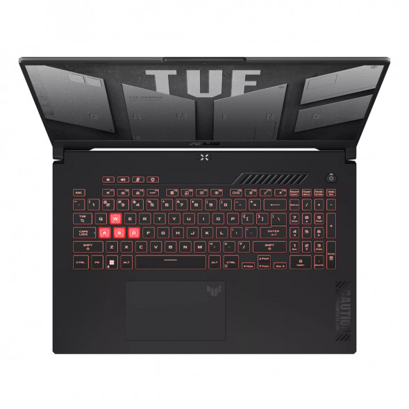 Ноутбук ASUS TUF Gaming A17 FA707NUG-HX156 (17.3&amp;quot;, IPS, 6 ядер, AMD Ryzen 7 7445HS 3.2 ГГц, 16 ГБ DDR5, SSD 512 ГБ, NVIDIA GeForce RTX 4050 - 6 ГБ, без ОС), черный в Самаре