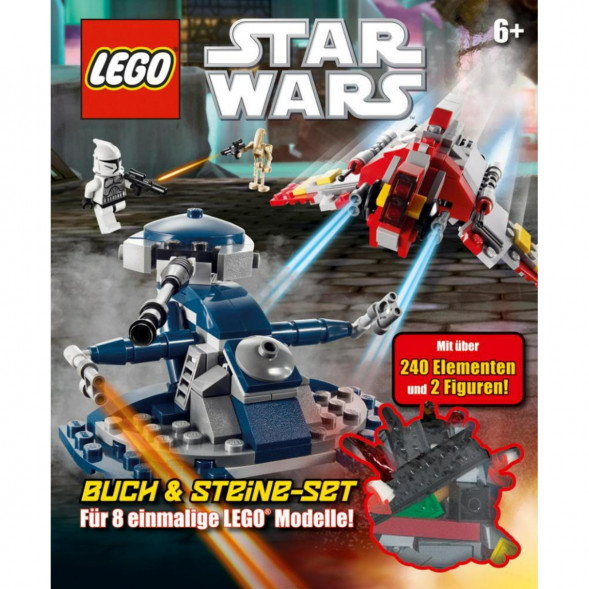 Книга и набор кубиков LEGO Star Wars Buch &amp;amp; Steine-Set Fur 8 einmalige Lego Modelle! в Самаре