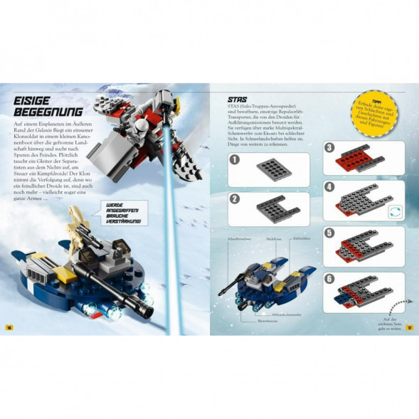 Книга и набор кубиков LEGO Star Wars Buch &amp;amp; Steine-Set Fur 8 einmalige Lego Modelle! в Самаре