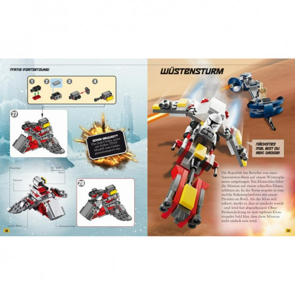 Книга и набор кубиков LEGO Star Wars Buch &amp;amp; Steine-Set Fur 8 einmalige Lego Modelle! в Самаре