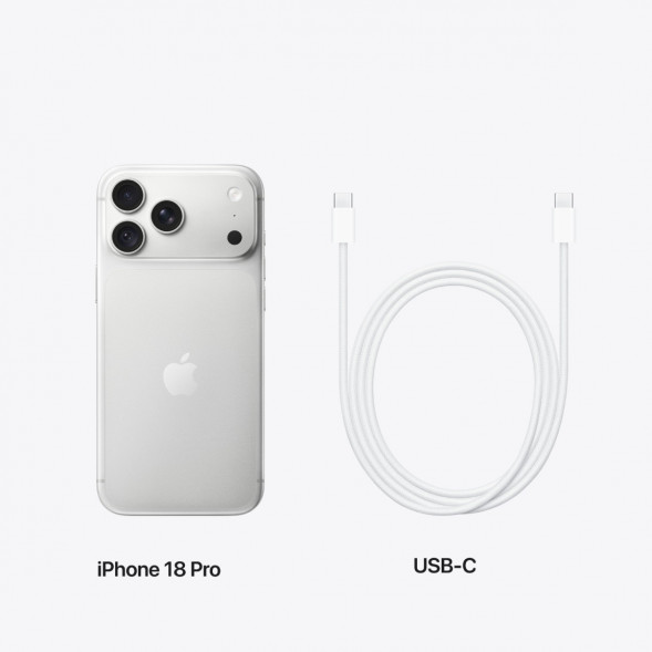 Смартфон Apple iPhone 18 Pro 512GB (SIM + eSIM), Silver в Самаре