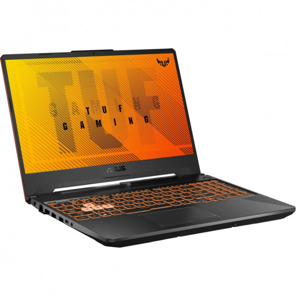 Ноутбук ASUS TUF Gaming A15 FA506NCG-HN330 (15.6&amp;quot;, IPS, AMD Ryzen 7 8845HS 3.8ГГц, 8-ядерный, 16ГБ DDR5, 512ГБ SSD, NVIDIA GeForce RTX 3050 - 4 ГБ, без ОС), черный в Самаре