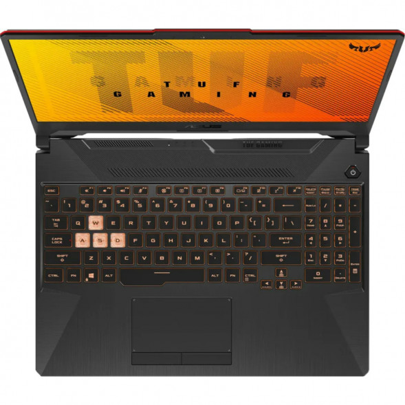 Ноутбук ASUS TUF Gaming A15 FA506NCG-HN330 (15.6&amp;quot;, IPS, AMD Ryzen 7 8845HS 3.8ГГц, 8-ядерный, 16ГБ DDR5, 512ГБ SSD, NVIDIA GeForce RTX 3050 - 4 ГБ, без ОС), черный в Самаре