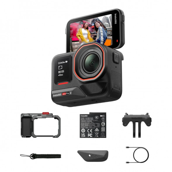 Экшн-камера Insta360 Ace Pro 2 Single Battery Xplorer Bundle, Gray в Самаре