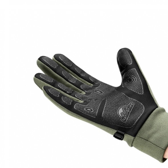 Перчатки сенсорные спортивные Naturehike Outdoor Full Touch GL10 (серый, L) в Самаре