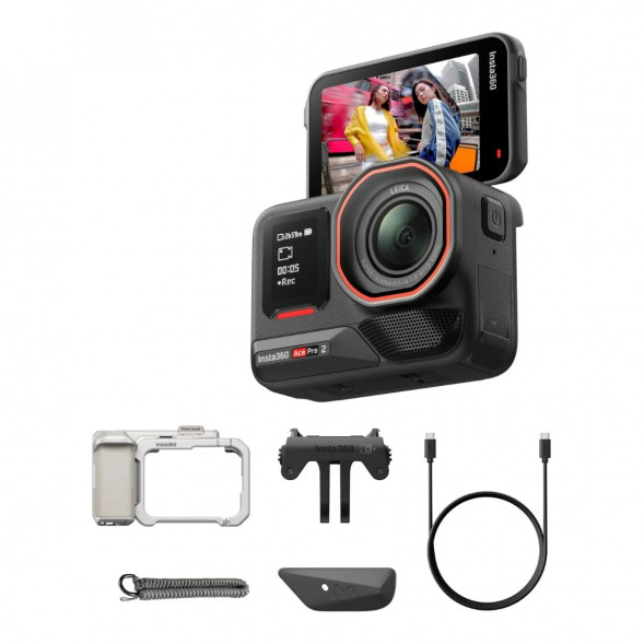 Экшн-камера Insta360 Ace Pro 2 Single Battery Xplorer Bundle, Silver в Самаре