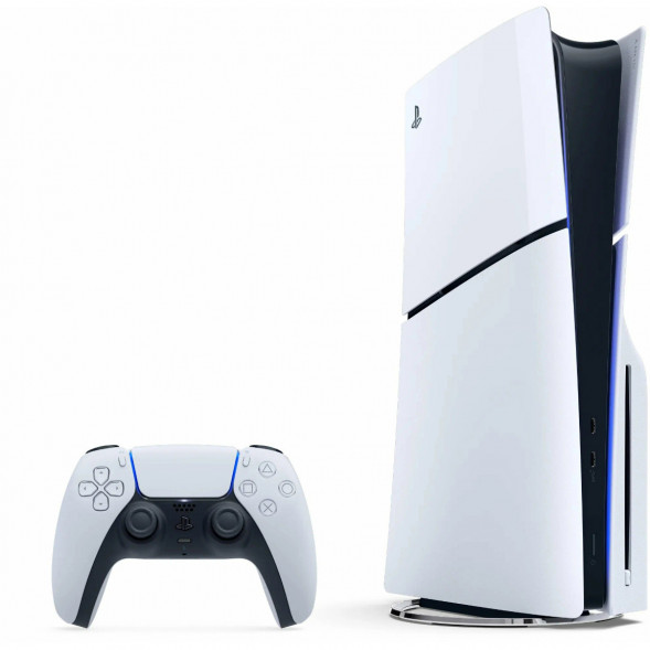 Игровая приставка Sony PlayStation 5 Slim 1TB с дисководом, белый в Самаре