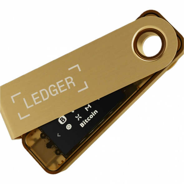 Криптокошелек Ledger Nano S Plus 1 шт., золотой в Самаре