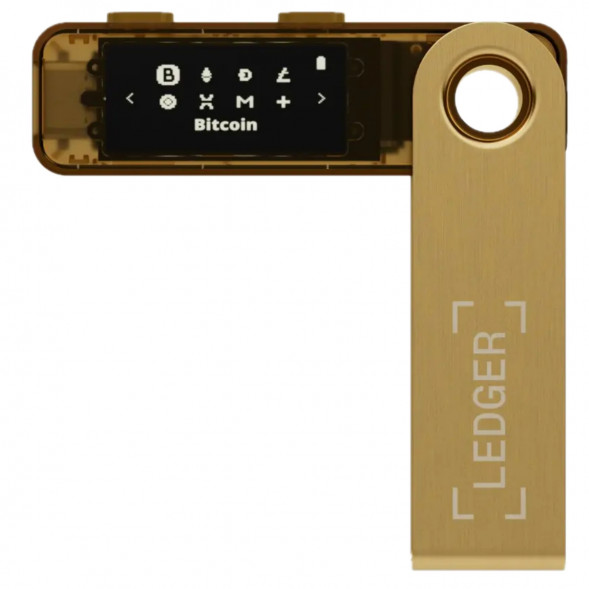 Криптокошелек Ledger Nano S Plus 1 шт., золотой в Самаре