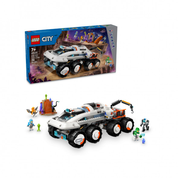 Конструктор LEGO City 60432 Командный вездеход и кран-погрузчик в Самаре