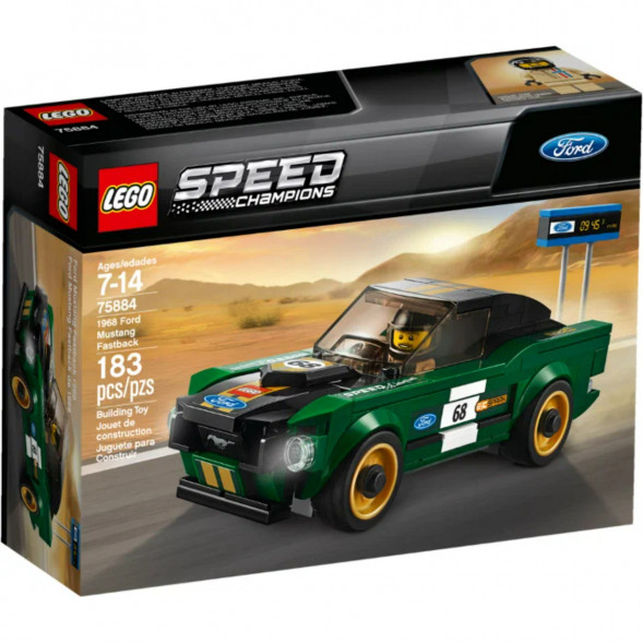 Конструктор LEGO Speed Champions 75884 1968 Ford Mustang Fastback в Самаре