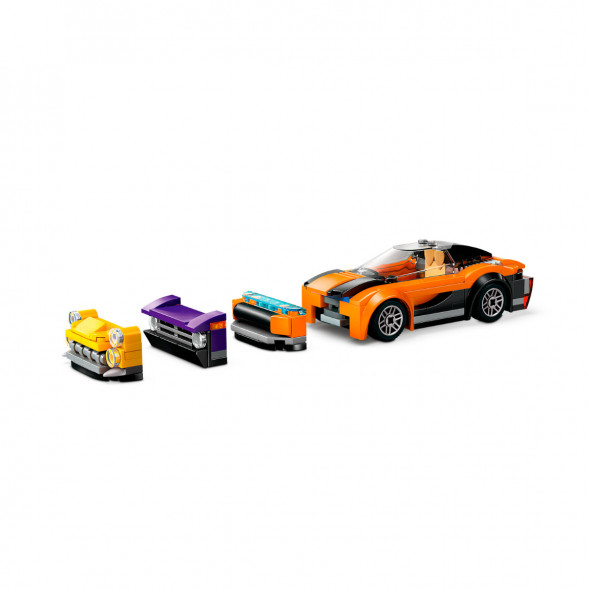 Конструктор LEGO City 60408 Грузовик-автовоз со спортивными автомобилями в Самаре