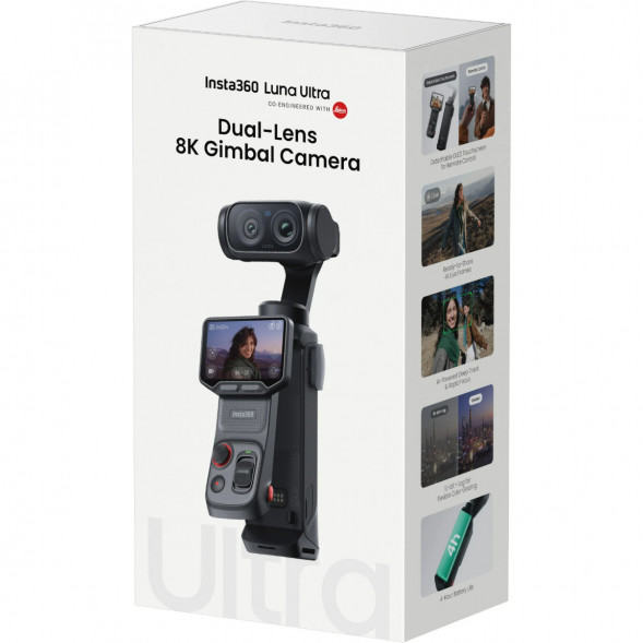 Экшн-камера Insta360 Luna Ultra Standard Combo, Cosmic Black в Самаре