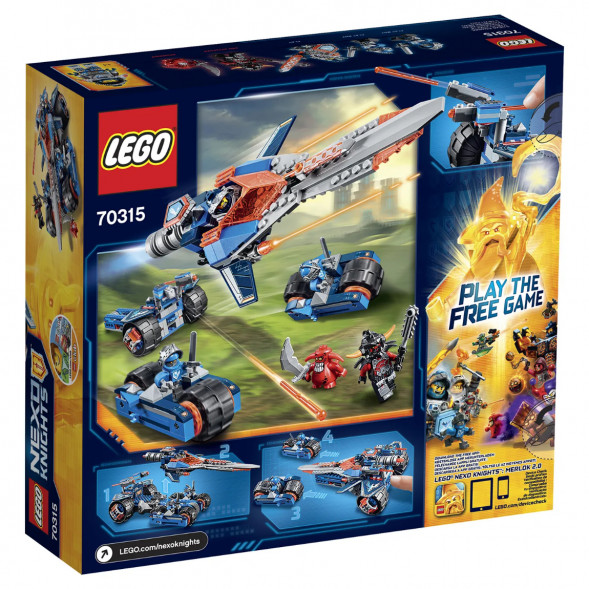 Конструктор LEGO Nexo Knights 70315 Устрашающий разрушитель Клэя в Самаре