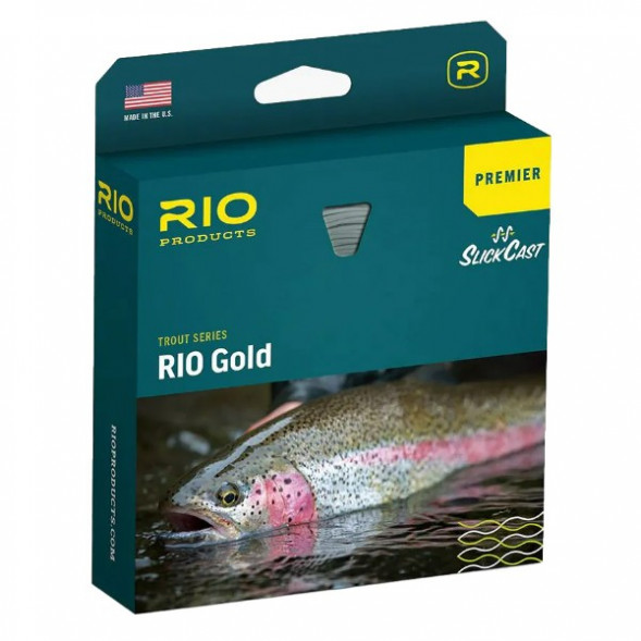 Леска RIO Premier Gold Floating Fly Line WF6F, мох/золото в Самаре