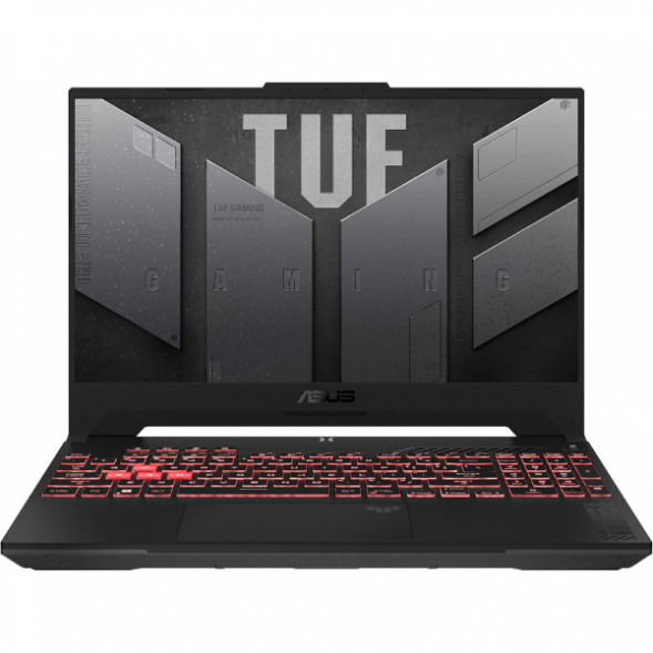 Ноутбук ASUS TUF Gaming 15 FA507NV-LP160 AMD Ryzen 5 7535HS, RAM 16 ГБ, SSD 512 ГБ, NVIDIA GeForce RTX 4060 для ноутбуков (8 Гб), Без системы, (90NR0E85-M00DT0), серый в Самаре