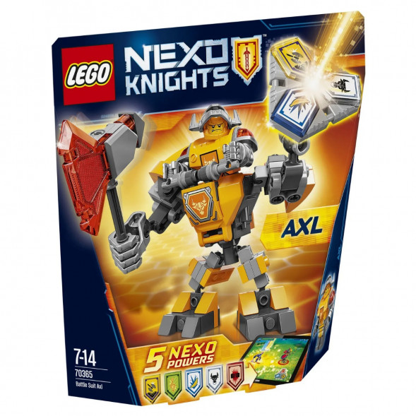 Конструктор LEGO Nexo Knights 70365 Боевые доспехи Акселя в Самаре