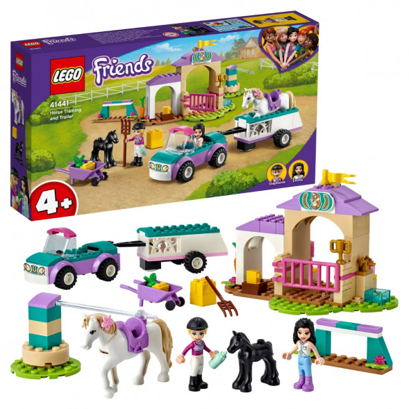 Конструктор LEGO Friends 41441 Тренировка лошади и прицеп для перевозки в Самаре