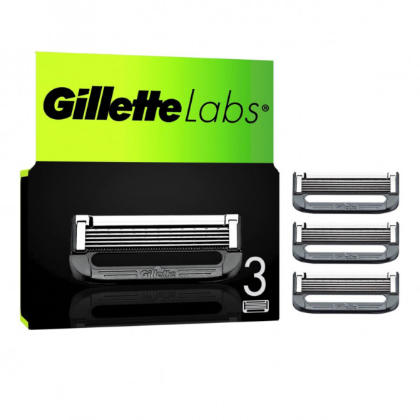 Лезвия для бритвы Gillette Labs, 3 шт. в Самаре