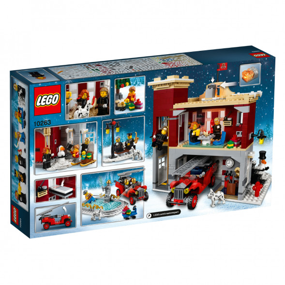 Конструктор LEGO Creator 10263 Пожарная часть в зимней деревне в Самаре