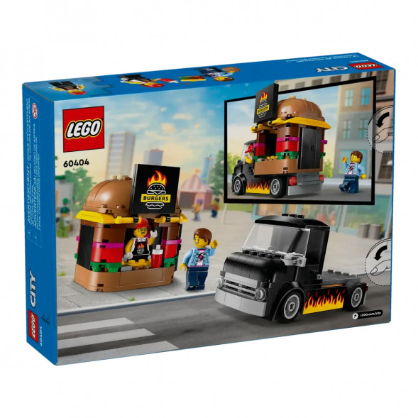 Конструктор LEGO City 60404 Бургерная на колесах в Самаре