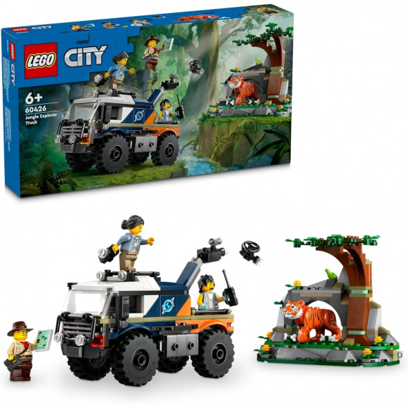 Конструктор LEGO City 60426 Внедорожный грузовик Исследователь джунглей в Самаре