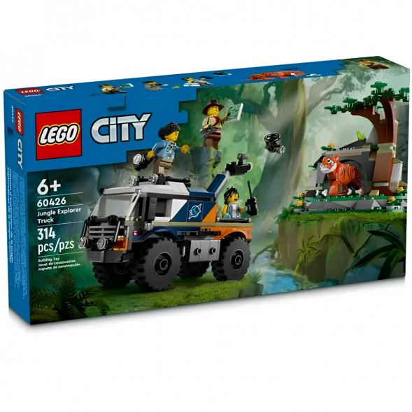 Конструктор LEGO City 60426 Внедорожный грузовик Исследователь джунглей в Самаре