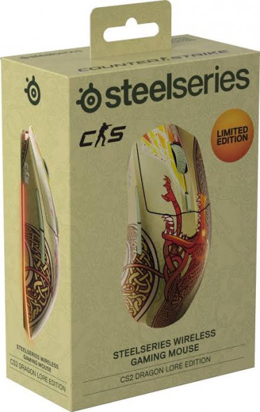 Беспроводная игровая мышь Steelseries CS2 Dragon Lore WL + USB Type-A 18000 DPI в Самаре