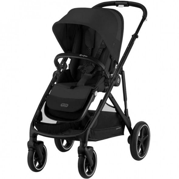 Детская коляска Cybex Gazelle S BLK Moon Black с корзиной и дождевиком в Самаре