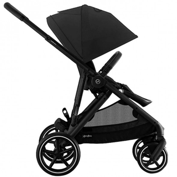 Детская коляска Cybex Gazelle S BLK Moon Black с корзиной и дождевиком в Самаре