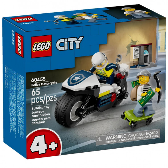 Конструктор LEGO City 60455 Полицейская погоня на мотоцикле в Самаре