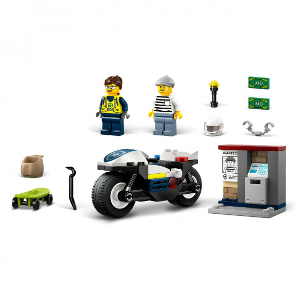 Конструктор LEGO City 60455 Полицейская погоня на мотоцикле в Самаре