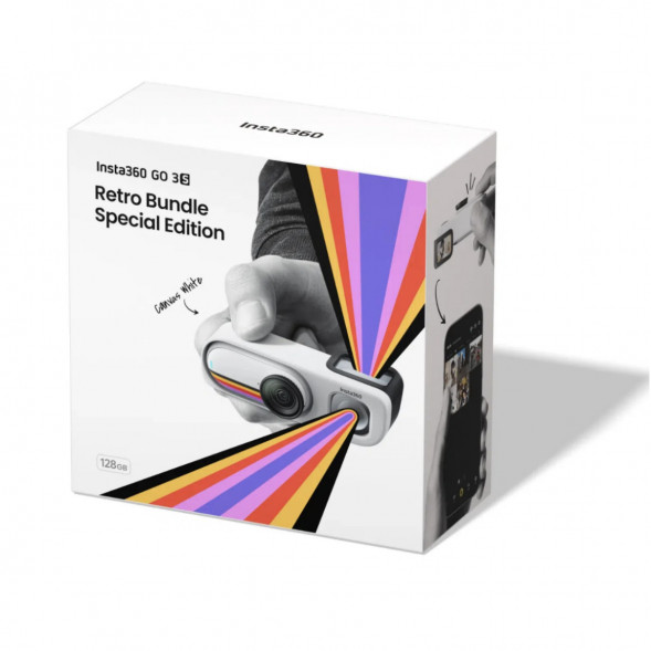 Экшн-камера Insta360 Go 3S Retro Bundle Special Edition 128ГБ, White в Самаре