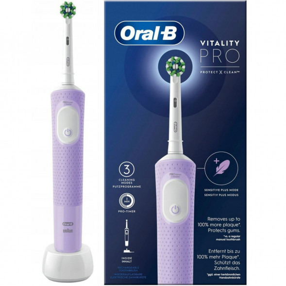 Электрическая зубная щетка Oral-B Vitality Pro D103, фиолетовый в Самаре