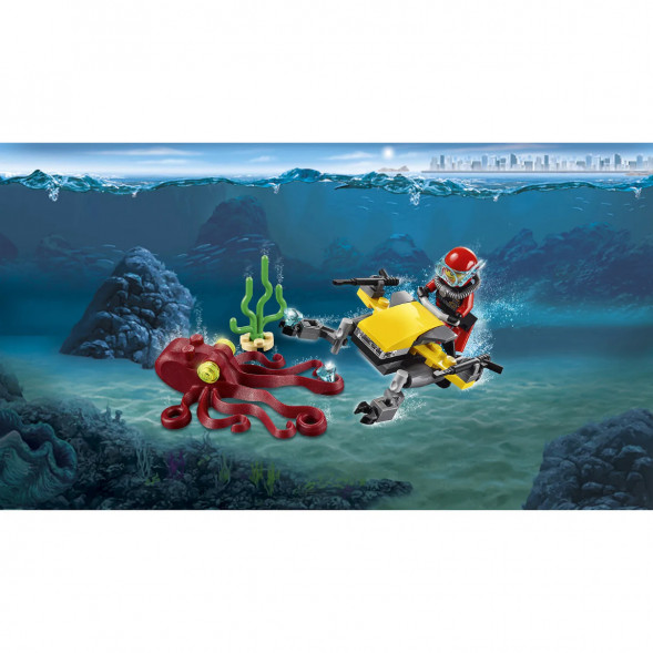 Конструктор LEGO City Deep Sea Explorers 60090 Глубоководный скутер в Самаре