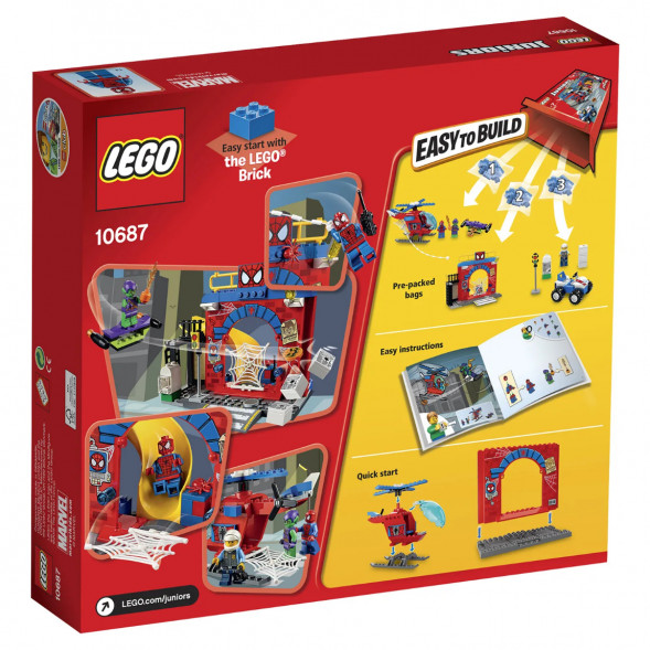 Конструктор LEGO Juniors 10687 Убежище Человека-паука в Самаре